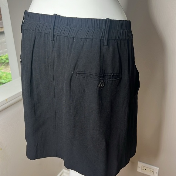 Isabel Marant Sz 42 Elastic Waist Mini Skirt Front and Back Pockets Belt Loops - Picture 4 of 8